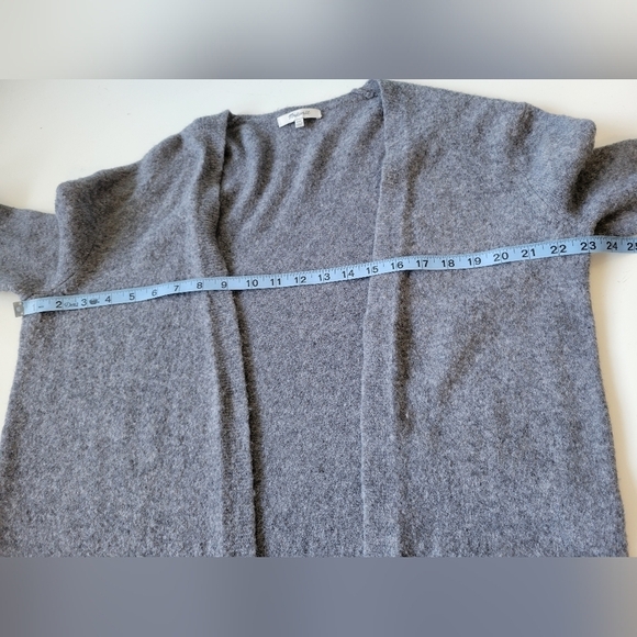 Madewell Merino Wool Blend Oversized Duster Cardigan Grey XXS - Picture 3 of 6